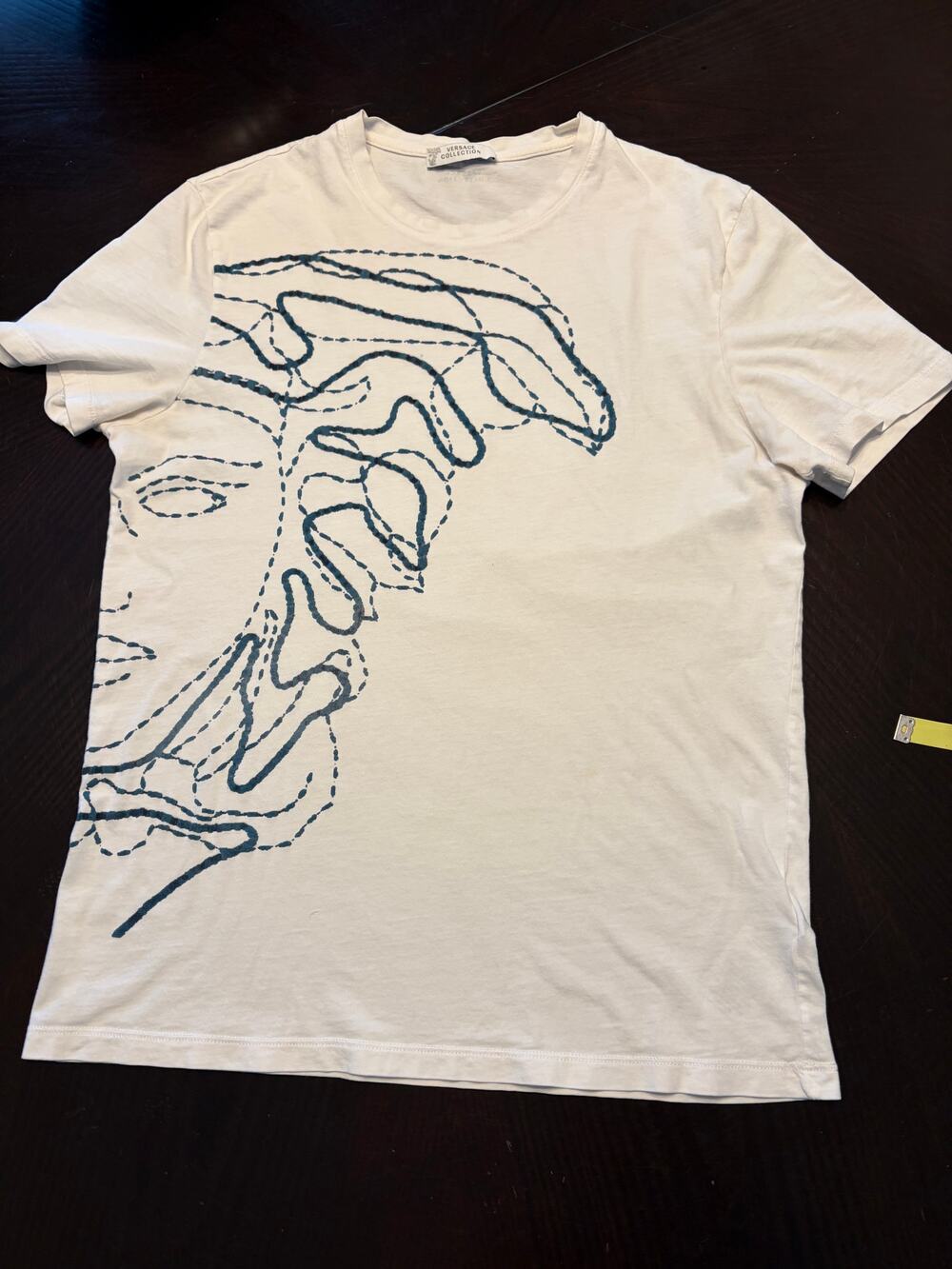 VERSACE Medusa Head White T-Shirt Small